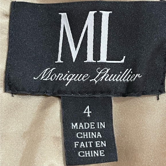 Monique Lhuillier Lusting Over You Black Gown $598 - Picture 8 of 16